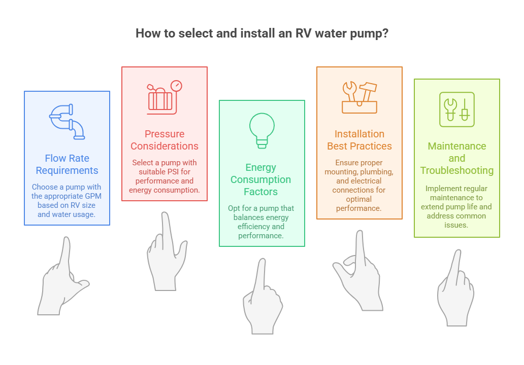 How To Select And Install An RV Watewr Pump